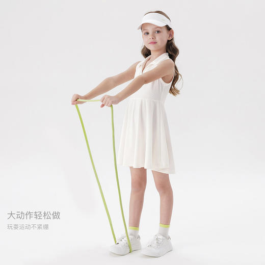 [凉感]马克珍妮女童运动polo领无袖连衣裙儿童裙子夏装新款550803 商品图1