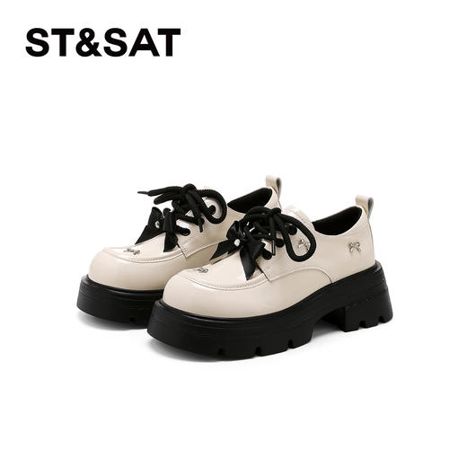 星期六甜美蝴蝶结系带厚底乐福SSD1112C2H 商品图7