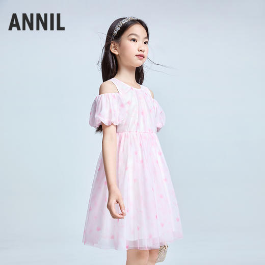 女童短袖礼裙夏季新款安奈儿童装实体店同款AG523663 商品图1