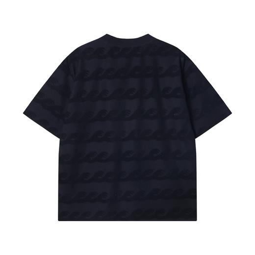 T2909夏季高级感新款韩版纯色立体绒毛圆领短袖T恤时尚宽松潮流上衣 商品图5