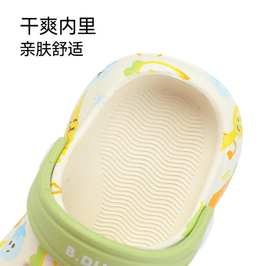 B.Duck小黄鸭童鞋四季儿童凉拖鞋洞洞鞋23-29 B1515985 商品图4
