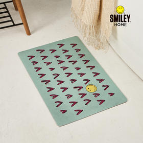 【云优选】smiley X 神山隆二联名系列笑脸地垫浴室吸水卫生间速干防滑洗手间入户垫