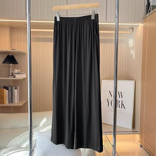 试衣间 25春季新款松紧磨毛高腰宽松垂感休闲九分阔腿裤女休闲裤！ 商品图5