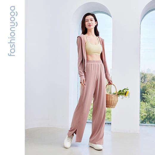 凡圣瑜伽轻薄防晒长裤F15917 商品图12