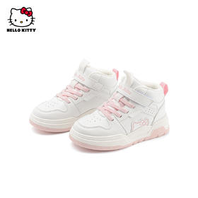 HelloKitty童鞋女童板鞋春秋女孩校园鞋高帮运动鞋儿童鞋26-37 K4536814