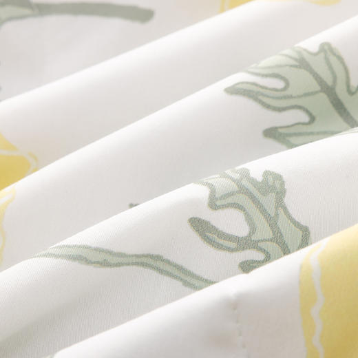 多喜爱 悦怡夏薄被/空调被（虞梦）【全棉面料】【七孔纤维】可机洗水洗精梳全棉 清新花卉 斜纹织造 整张填充 榈棉/包边 商品图4