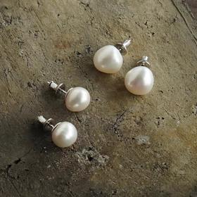 SOFT MOUNTAINS软山天然巴洛克珍珠耳钉