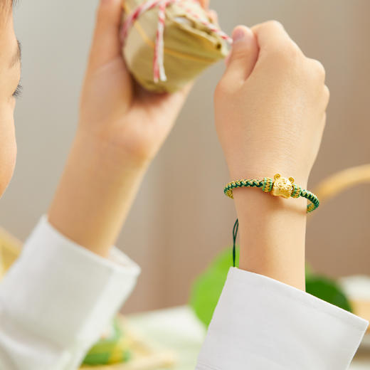 【故宫饰品】 虎佑安康儿童端午节五彩绳编织手绳手链生日礼物 商品图6