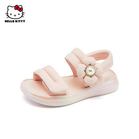 HelloKitty童鞋女童凉鞋夏季款儿童沙滩鞋软底宝宝露趾公主鞋28-35 K4526823