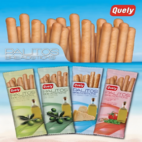 【超值4袋装】西班牙Quely加利饼干条 地中海健康零食 50g*4袋