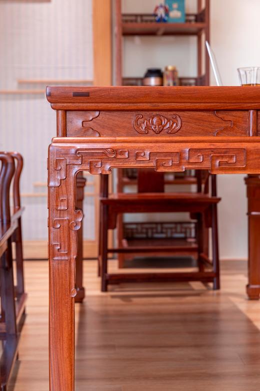 红桥红  家具严选  缅甸花梨（大果紫檀）/大红酸枝【茶室搭配】 商品图4