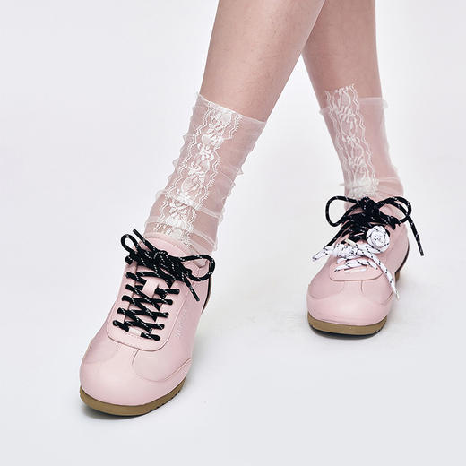 HERLIAN 2025年春季新品撞色拼接松紧运动休闲鞋 商品图3