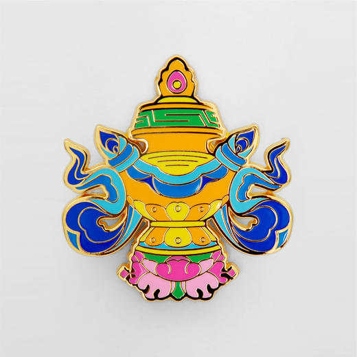 布达拉宫吉祥八宝冰箱贴/磁吸徽章（两用） 商品图6