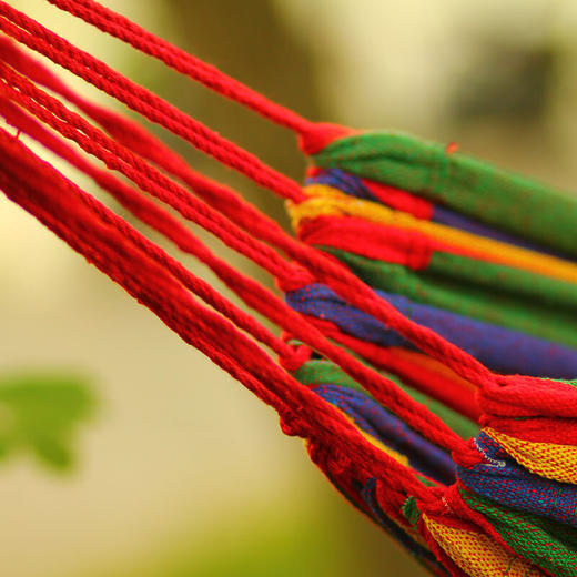 狼行者  户外野营单人绑绳帆布吊床 LXZ-80004 商品图3