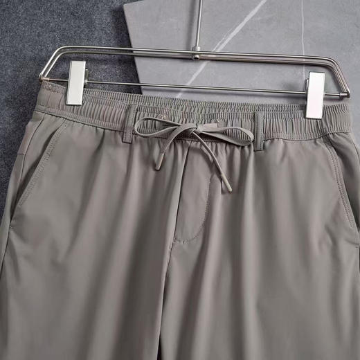 薄款夏季男士抽绳松紧腰速干透气直筒休闲长裤   YMXZ-95139* 商品图1