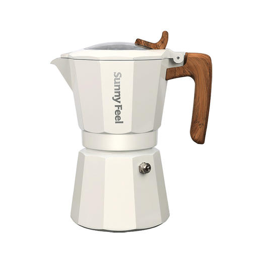 SunnyFeel山扉户外露营意式双阀摩卡壶_咖啡机便捷煮咖壶烧水铝壶 商品图3