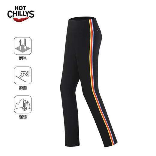 HOTCHILLYS热椒8K磨毛户外保暖长裤女滑雪速干打底裤HCA4436 商品图0