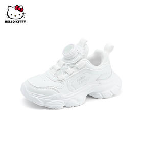 hellokitty童鞋女童运动鞋春秋儿童小白鞋女孩白色休闲鞋26-37 K4536860