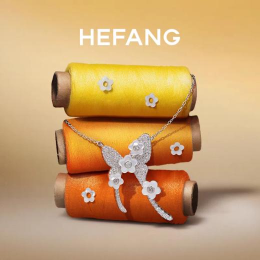 何F贝母花花蝴蝶项链 商品图0