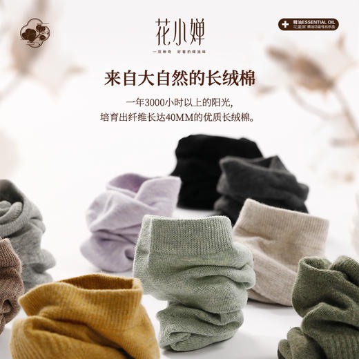 【四季款】花里家设计师款花小婵防臭精油袜网孔短袜5双装 商品图3