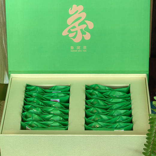 【2026春茶新品】象窝馥雅绿茶礼盒装 120克/盒 象窝9号绿茶 纯手工采摘一芽二三叶 商品图3