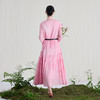 【林栖设计小店】（现货）婴儿棉植物染连衣裙粉色云染宽松显瘦舒适长裙1911006B 商品缩略图2