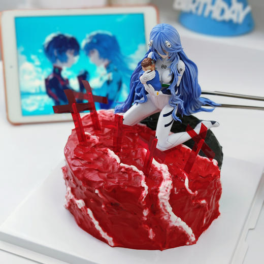 绫波丽红色海洋蛋糕 商品图3