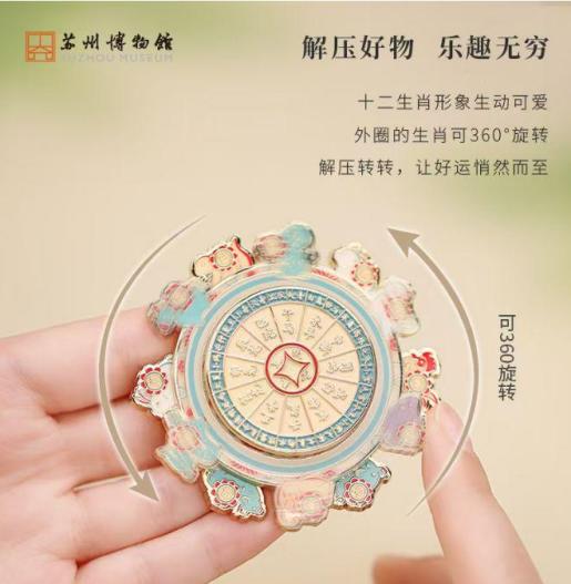 十二生肖旋转冰箱贴 商品图0