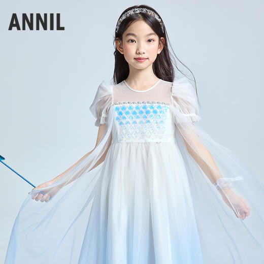 女童短袖礼裙夏季新款安奈儿童装实体店同款AG523668 商品图0