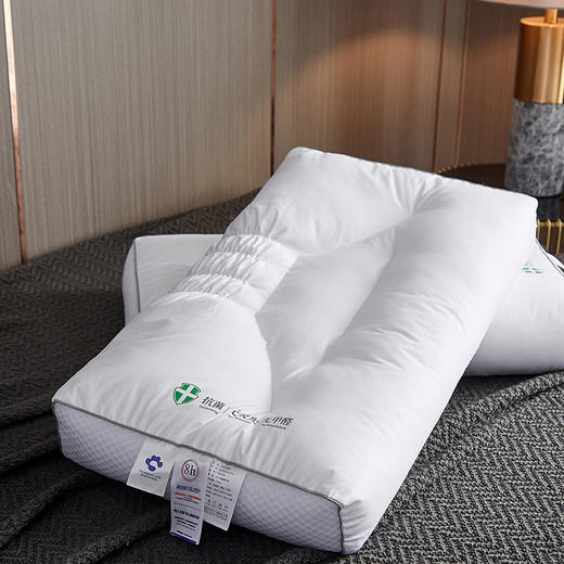 自然醒可水洗人体工学分区四维枕超柔助深睡眠枕头枕芯家用一对护颈椎睡觉专用酒店低枕头男XK 商品图5