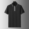 【棉质】【DDA】大依优型大码拉链款短袖POLO衫翻领商务休闲透气半袖夏季上衣男士 商品缩略图0