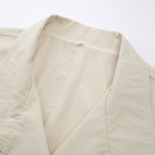 IEF/爱依服2025春季 韩版英伦风气质感通勤百搭宽松风衣长外套B2082- 商品图2