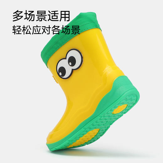 B.Duck小黄鸭童鞋四季儿童雨鞋20-30 B1615917 商品图4