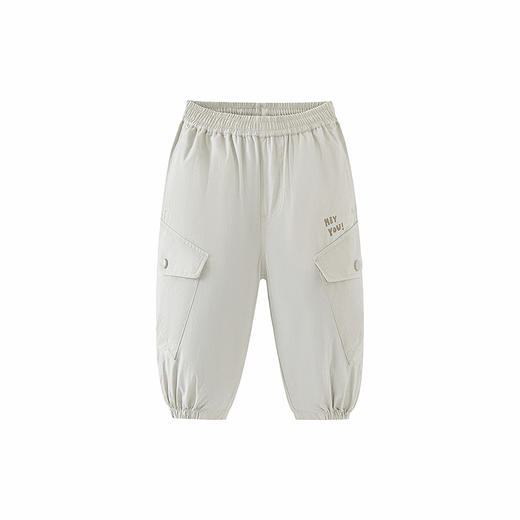 迷你巴拉长裤夏季男宝轻薄柔软透气可调节裤腰户外工装裤 商品图4