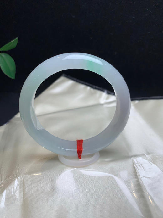 612528，53.8 冰绿正圈手镯，冰透纯净，飘一抹清新绿，干净 甜甜的 商品图4
