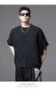 PINLI品立2025夏季新款拼接宽松廓形短袖T恤男士潮流纯色百搭上衣B252111030 商品缩略图6