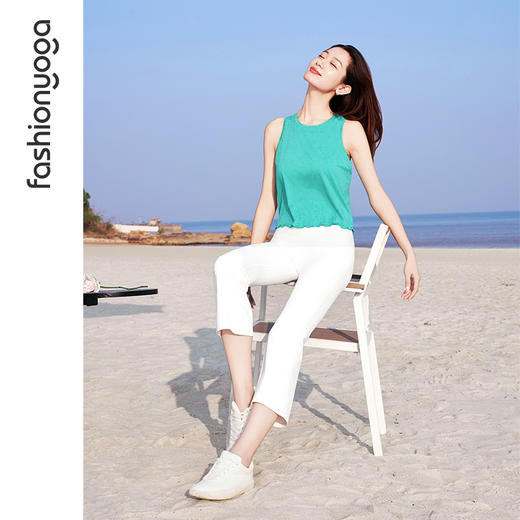 凡圣瑜伽木耳边背心F15234 商品图14