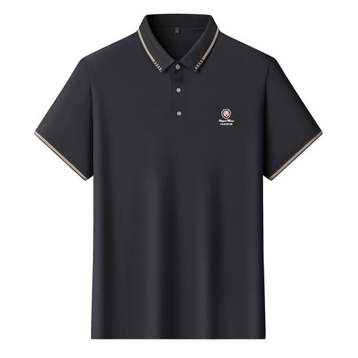 【DLS】大依优型大码短袖POLO衫翻领加肥加大男士大号透气舒适夏季半袖上衣 商品图1