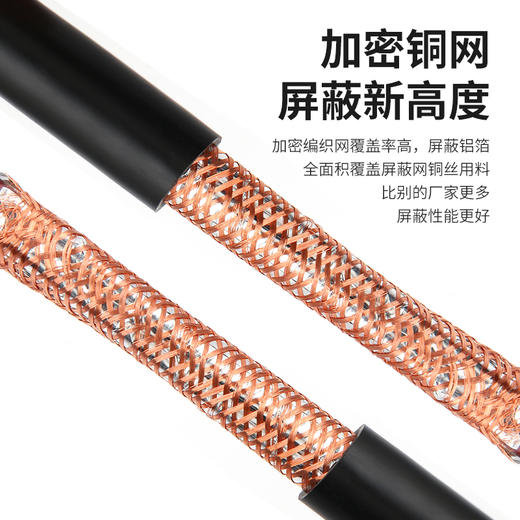 爆款热销【 国标线芯包检@双屏蔽】RVVP加密屏蔽信号控制线2/3/4/5/6/8芯0.30.50.751.01.5 2.5 平方铜芯铜网抄表消防电气连接音频控制线仪表信号线( 线芯包检屏蔽网除外) 商品图7