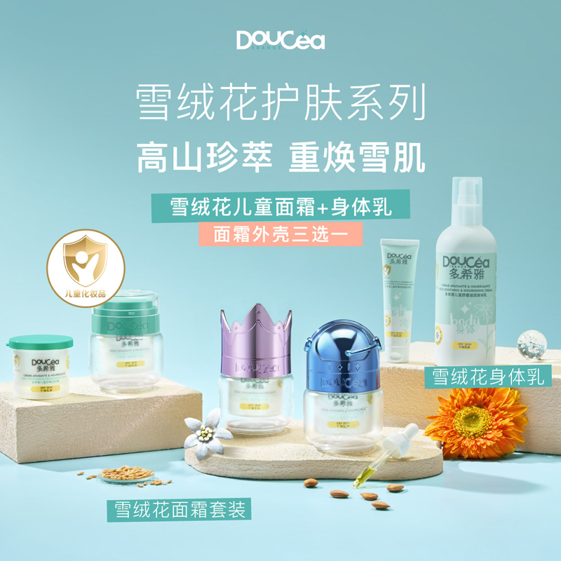 Doucea多希雅 · 雪绒花护肤套装（面霜+身体乳）