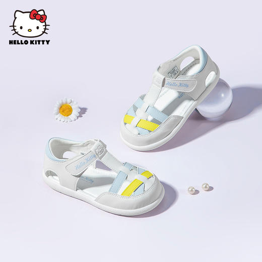 HelloKitty童鞋女宝宝凉鞋包头夏季女童公主鞋小童儿童鞋24-30 K3526856 商品图1