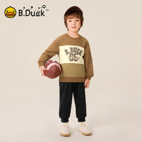 【套装】B.Duck小黄鸭童装男童套装卫衣卫裤春秋儿童长袖2件套105-150 BF3582928