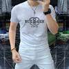 时尚男士圆领短袖t恤个性潮半袖上衣丝光棉夏季长袖新款    JYYP-M918# 商品缩略图1