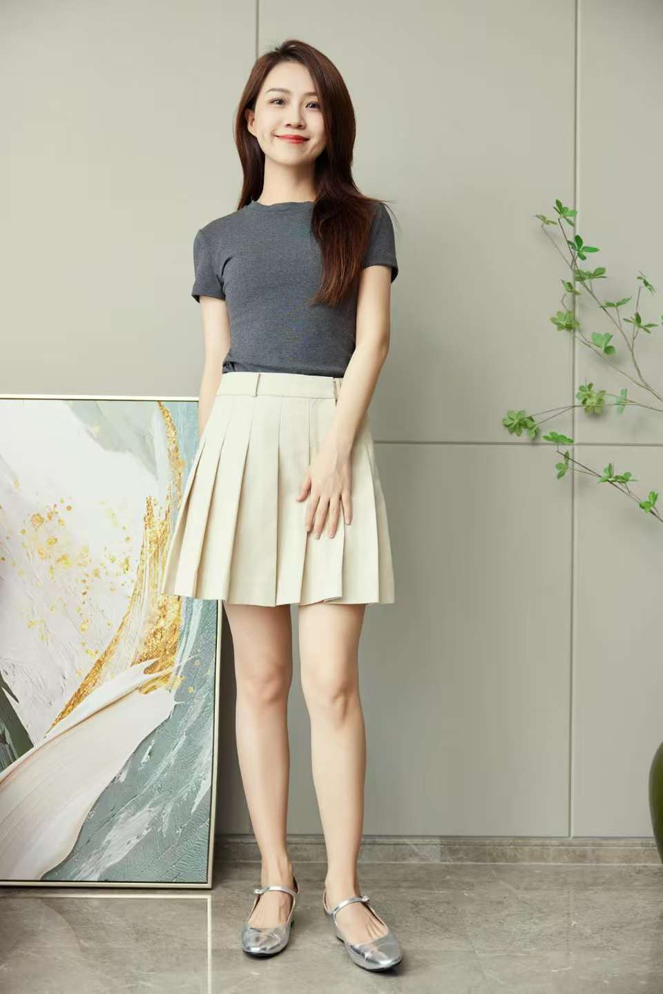 倍柔亲肤水溶天丝瘦瘦T