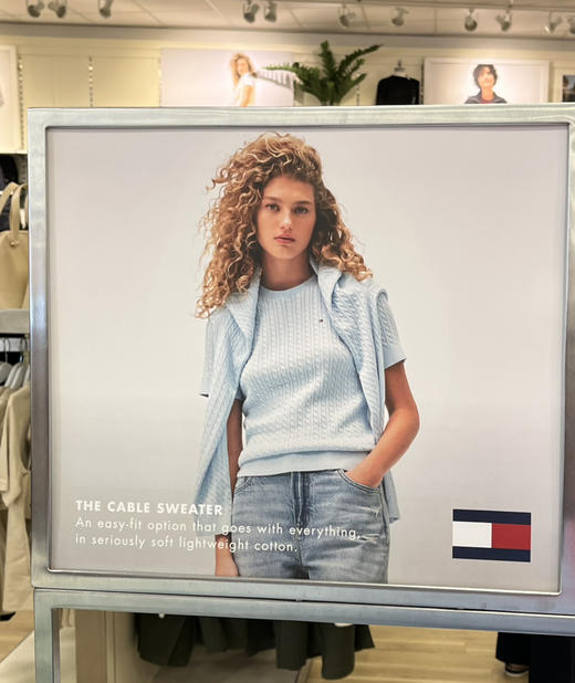 更多新色加入！！！¥350美国直邮Tommy女士麻花螺纹针织衫短袖 商品图9