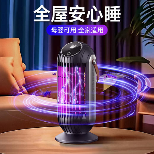 【智能光感灭蚊器】智光灭蚊灯，护家人如珍。360°全方位护佑，孕婴儿家庭共享。CO2催蚊引诱，电网2000V惩蚊徒。柔光小夜灯，夜晚安心睡！ 商品图3