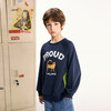 【MQD】小灯塔男大童秋季新品潮酷休闲卡通字母撞色跑步卫衣 商品缩略图3