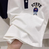 【时尚撞色设计，舒适弹力面料】2025新品夏款童装 男童儿童撞色弹力圆领短袖T恤 上衣POLO衫-QQ 商品缩略图2