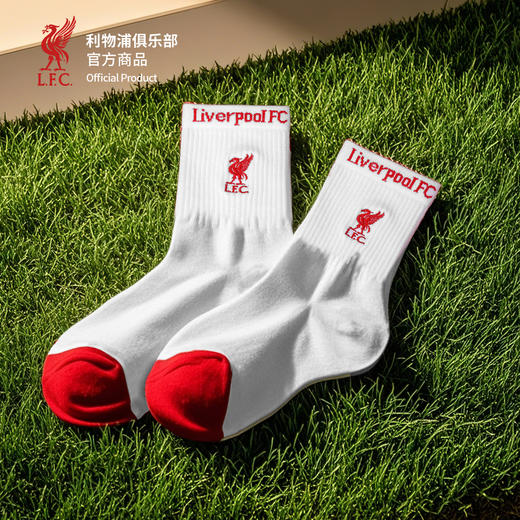 【官方正版】利物浦俱乐部 | 中筒袜队徽logo刺绣球迷周边 商品图3