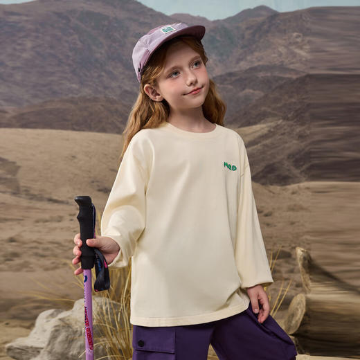 【MQD】女大童秋季甜美百搭休闲卡通长袖T恤 商品图3